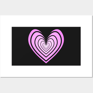 Rosy Heart (Pink) Posters and Art